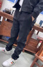 羅蒙休閑褲男士秋冬新款修身直筒西褲中年彈力輕商務(wù)男長褲子男 9908H灰色 [秋季新款] 32 腰圍2尺5 曬單實拍圖