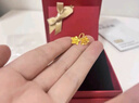 周六福黃金耳釘女足金999花卉耳飾耳針 計(jì)價(jià) 2.32g 曬單實(shí)拍圖