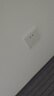 西門子（SIEMENS）插座面板套裝 斜五孔10只量販裝 86型暗裝電源插座 皓彩雅白 曬單實(shí)拍圖