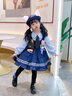 G.DUCKKIDS洛麗塔公主裙女童連衣裙夏季朱迪兒童裙子兔子警官生日蓬蓬裙春秋 朱迪裙子+裙撐 100 尺碼2~3歲【 90-100cm】 曬單實(shí)拍圖