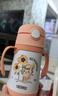 膳魔師（THERMOS）兒童吸管保溫杯超輕316L不銹鋼把手學(xué)生杯幼兒園嬰兒水杯上學(xué)TCKC 曬單實(shí)拍圖