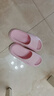 名創(chuàng)優(yōu)品（MINISO）家居拖鞋男女情侶家用舒適浴室防滑防臭涼拖鞋夏 櫻花粉38-39 曬單實(shí)拍圖
