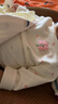 七采雛菊【褲腿可開(kāi)】春秋嬰兒套裝純棉新生兒貼身衣服偏襟寶寶秋衣褲打底 粉紅色 常規 粉色四葉草-偏扣套裝 66 （10-14斤合適） 曬單實(shí)拍圖