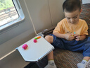 迷你巴拉巴拉長褲夏季男女童寶寶棉感透氣仿牛仔寬松橄欖褲錐形褲 牛仔深藍(lán)88301 110 曬單實拍圖