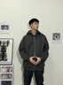 稻草人連帽衛(wèi)衣男春秋冬季開衫冬季男士外套休閑連帽寬松百搭夾克打底衫 深灰【常規(guī)】 M 【建議120-140斤】 曬單實拍圖