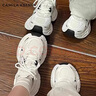 CAMILA KSENIA老爹鞋女士2025年最新款冬季舒適時(shí)尚運動(dòng)鞋女款品牌厚底小白鞋子 白色 36 曬單實(shí)拍圖