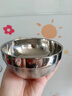 廚萬雅 304不銹鋼雙層隔熱鉑金碗加厚百合碗湯碗家用飯碗 12cm 曬單實(shí)拍圖
