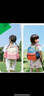 SHUKIKU兒童書包幼兒園背包防丟失輕便防潑水大容量雙肩包M碼 桃子果汁 曬單實(shí)拍圖
