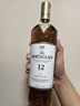 麥卡倫（MACALLAN）單桶12年禮盒裝  700ml*1 單一麥芽威士忌 雪莉桶單桶   曬單實(shí)拍圖