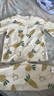 童泰（TONGTAI）嬰兒套裝春秋季純棉寶寶衣服兒童家居服內(nèi)衣上衣高腰褲子黃色90cm 曬單實拍圖