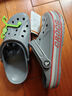 卡駱馳（crocs）貝雅卡駱班運動(dòng)Clog男女沙灘鞋CR208268-01W 灰色 39（39-40） 曬單實(shí)拍圖