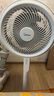 美的（Midea）電風扇 空氣循環(huán)扇家用立式落地大風力搖頭落地扇電扇桌面臺扇輕音低噪小風扇 FGA24TS 曬單實拍圖