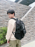 途尊書(shū)包男生大學(xué)生電腦包高中初中生雙肩包旅行大容量小學(xué)生護脊包女 黑白大號【加強版+肩帶加固】 單個(gè)包包 曬單實(shí)拍圖
