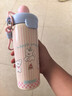 鴻迪新款保溫杯大容量不銹鋼高顏值卡通水杯女學(xué)生戶(hù)外便攜雙飲吸管杯 粉色小狗 650ml 曬單實(shí)拍圖
