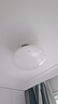美的（Midea）風(fēng)扇燈餐廳吊扇燈led臥室燈隱形扇葉遙控三防燈具熟睡風(fēng)包安裝 曬單實拍圖