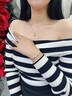 唯一（Winy）999足銀四葉草項鏈2025新款生日禮物女士吊墜送女朋友老婆首飾 曬單實(shí)拍圖