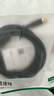 綠聯(lián)有線(xiàn)電視線(xiàn) 高清閉路線(xiàn)雙磁環(huán)RF射頻線(xiàn) 電視TV機頂盒連接線(xiàn) F頭英制螺紋信號線(xiàn) 1.5米 10716 曬單實(shí)拍圖