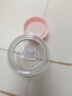 迷你水杯玻璃小奶杯咖啡牛奶便攜外帶高顏值胖胖可愛(ài)杯子女大肚杯 胖胖杯【粉色】300ml 1只 曬單實(shí)拍圖