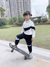 G.DUCKKIDS女童春秋裝套裝2024新款洋氣外套兒童運動服中大童秋冬季加絨衣服 黑色套裝 150cm 曬單實拍圖