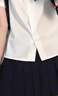皓娥 短袖JK制服套裝白色襯衫女學(xué)院風(fēng)短裙日系寬松學(xué)生基礎款百搭 套裝【白襯衫+黑百褶+領(lǐng)結】 L 建議105-115斤 曬單實(shí)拍圖