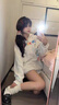 魯雅爾韓系慵懶風(fēng)涂鴉卡通連帽衛(wèi)衣女早秋季寬松打底衫休閑上衣服外套潮 白灰色 常規(guī)款 L 曬單實拍圖