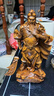 關(guān)公擺件招財(cái)九龍關(guān)公像武財(cái)神爺神像辦公室公司開業(yè)禮品鎮(zhèn)宅供奉 小號財(cái)神關(guān)公木紋色高36 曬單實(shí)拍圖