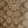 蔻馳（COACH）【品牌直供】七夕禮物女士中號(hào)單肩托特包卡其棕色4455IME74 曬單實(shí)拍圖