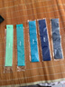 李寧彈力帶健身力量訓練拉力阻力練腿部拉伸瑜伽田徑彈力圈5條套裝助 曬單實(shí)拍圖
