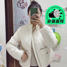 蕉下（beneunder）氣絨服女士立領外套秋冬新款女保暖顯瘦時尚休閑秋冬女款CL18623 原露米 XL 曬單實拍圖