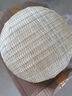 藝斑斕竹編簸箕饅頭收納筐竹制品籃子竹編筐洗菜瀝水淘米籃水果籃小籮筐 中竹編特大號直徑36cm 曬單實(shí)拍圖