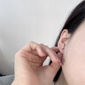 中國黃金六爪鉆石耳釘女銀耳飾真鉆首飾生日禮物送女友老婆紀念日實(shí)用實(shí)用 【鑲真鉆】經(jīng)典六爪耳釘 曬單實(shí)拍圖