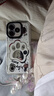 迅炫適用華為Hi暢享80手機殼暢想80S5G新款保護套WIKO智選JLG一AN00全包防摔805G鏡面JLGAN男女暢亨外 鏡面泡芙【爪印狗狗】+手鏈 woki hi暢享80 ，woki hi 暢享8 曬單實(shí)拍圖