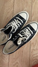 匡威（Converse）1970s男女鞋經(jīng)典三星標(biāo)低幫情侶帆布鞋運(yùn)動休閑板鞋學(xué)生鞋多巴胺 162058C 經(jīng)典低幫黑 42.5 /9 曬單實(shí)拍圖