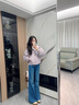 LPOX外套女短款連帽通勤外套女2025年新款春秋款小個子寬松休閑夾克 紫色 高品質(zhì) (版有里布) M 100-110斤 曬單實拍圖