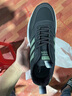 品牌斷碼男鞋三條杠清倉莆田鞋百搭休閑運動(dòng)鞋潮流老爹鞋跑步男潮 9810黑綠（皮面） 41 (255mm) 曬單實(shí)拍圖