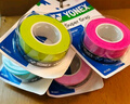 YONEX尤尼克斯羽毛球手膠運(yùn)動(dòng)吸汗帶握把膠AC-102C-026粉色三條裝 曬單實(shí)拍圖