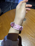 芯奢粉色Y2k甜酷辣妹手鏈女澀谷千禧亞文化皮手環(huán)小眾音樂(lè)節(jié)情侶配飾 蛇紋粉色手環(huán) 按扣 曬單實(shí)拍圖