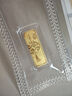 中國黃金AU9999新款福運中國結文化金條 2g 曬單實(shí)拍圖