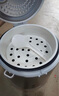 美的（Midea） 微壓電飯煲 精鑄發(fā)熱盤大容量簡單易控 黑晶內(nèi)膽家用迷你小電飯鍋 1-2-3-5-8人家用商用 3升黑晶內(nèi)膽MB-WYJ301 （2-6人） 3L 曬單實(shí)拍圖