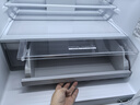 松下（Panasonic）【國家補貼20%】小冰糕2.0日系多門(mén)冰箱法式小戶(hù)型450家用超薄無(wú)霜自動(dòng)制冰一級能效NR-EE45BXA-W 曬單實(shí)拍圖