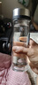 富光雙層玻璃杯 茶水分離泡茶杯 高硼硅水杯子辦公商務(wù)車載男女士 曬單實(shí)拍圖