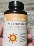 naturewise活性維生素d3陽光瓶 成人男女備孕中老年補鈣促鈣吸收vd3維他命d 【90粒小包裝】5000IU 維生素D3 曬單實拍圖