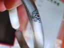 泰光銀樓9999足銀手鐲子琺瑯彩描金寶相花新中式銀手環(huán)送女友七夕禮物實用 寶相花銀藍款手鐲約33g 曬單實拍圖