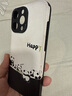圣圖朗小羊皮可愛(ài)熊貓適用phone15promax蘋(píng)果14手機殼新款16pro情侶12男女生防摔11磨砂硅膠13全包保護套 小羊皮 -黑白底四只熊貓Happy  iPhone 16 pro max 曬單實(shí)拍圖