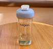HEGEN海格恩兒童吸管杯蓋通用奶瓶杯子配件1-3歲直飲喝水杯蓋藍(lán)色 曬單實(shí)拍圖