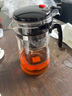 小熊（Bear）玻璃茶壺 泡茶壺飄逸杯耐熱硼硅玻璃茶具750ml大容量茶水分離 曬單實拍圖