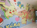 華匠天工卡通動(dòng)漫皮卡丘壁紙寵物小精靈寶可夢(mèng)酒店包廂臥室兒童房主題墻紙 膚感絲絨布 曬單實(shí)拍圖