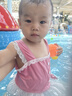心楠兒童泳衣女童連體公主裙可愛女孩女寶嬰幼兒2歲3歲小童寶寶游泳衣 粉色小蝴蝶均碼身高90-110CM 均碼 【建議20-40斤】 曬單實(shí)拍圖