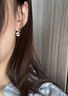 伊燦白鹿同款滿鉆花朵耳環(huán)女2025新款爆款耳釘精致氣質高級感耳扣耳飾 白鹿同款滿鉆花朵耳環(huán) 曬單實拍圖