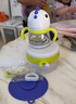babycare寶寶輔食碗勺子不銹鋼兒童餐具水杯圍兜注水保溫碗飯盒新生兒禮盒 曬單實(shí)拍圖